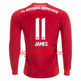 FC Bayern München Fodboldtrøjer James Rodriguez 11 Hjemmebanesæt 2019/20 Langærmet